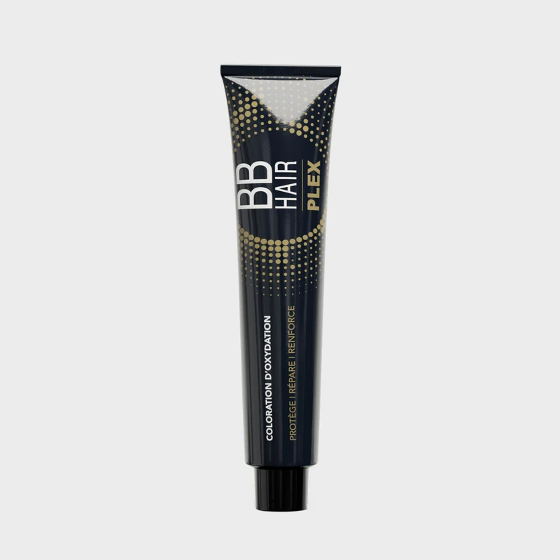 Coloration BBHair PLEX 100ml Tube noir— Avec Ammoniaque (67 Nuances Couvrance Maximale)