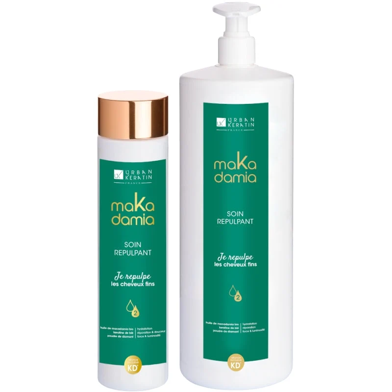Soin Repulpant Cheveux Fins Makadamia Urban Keratin