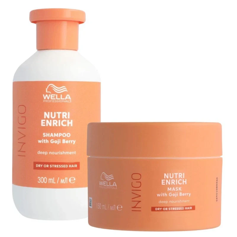 Duo Nutrition Intense Invigo Nutri-Enrich Wella – Shampooing & Masque | Keraliss Lissage