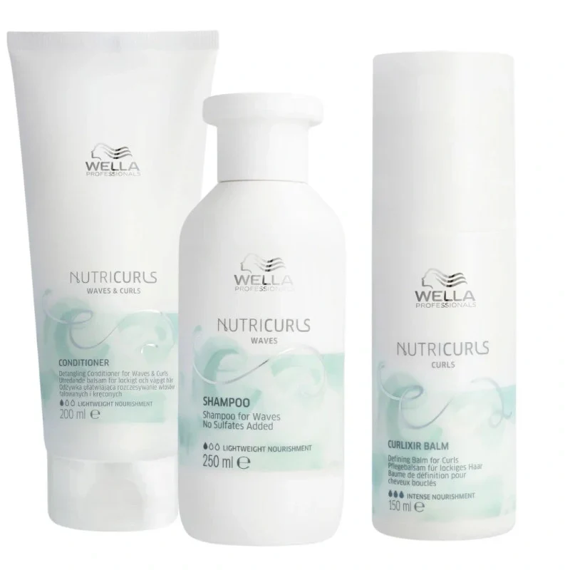 Routine Cheveux Bouclés Nutricurls Wella – Soins Professionnels | Keraliss Lissage