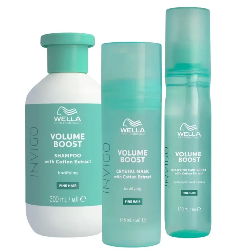 Routine Antistatique Invigo Volume Boost Wella Professionals | Keraliss Lissage