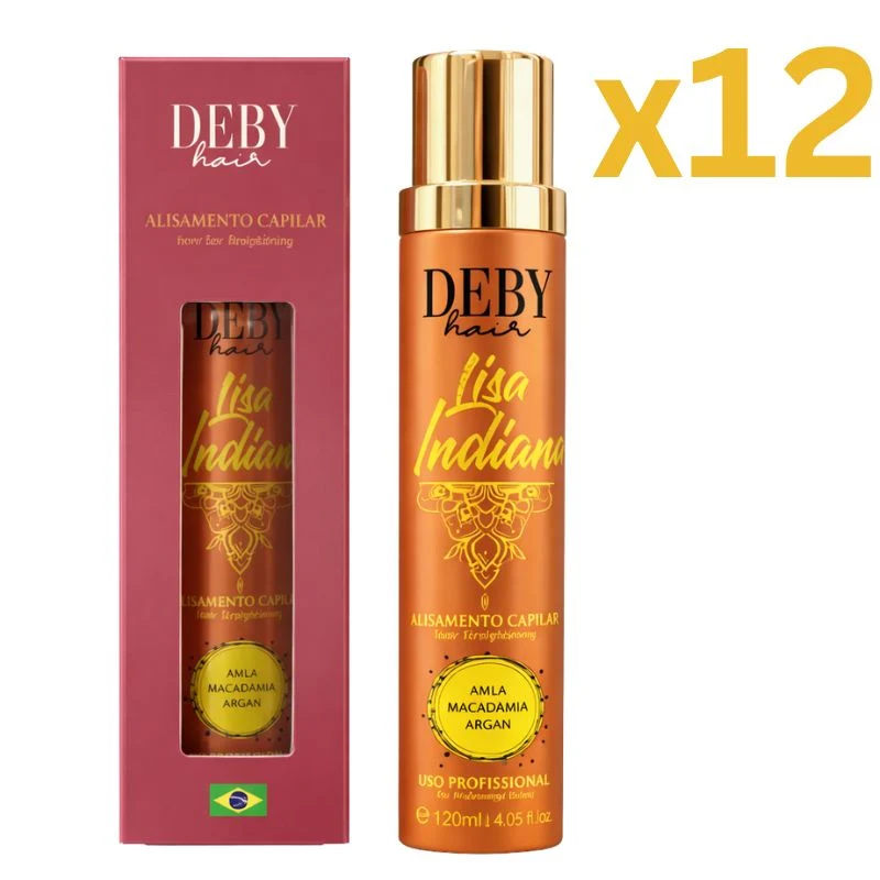Lissage Indien Deby Hair Lisa Indian 120ml Lot 12, 24, 36