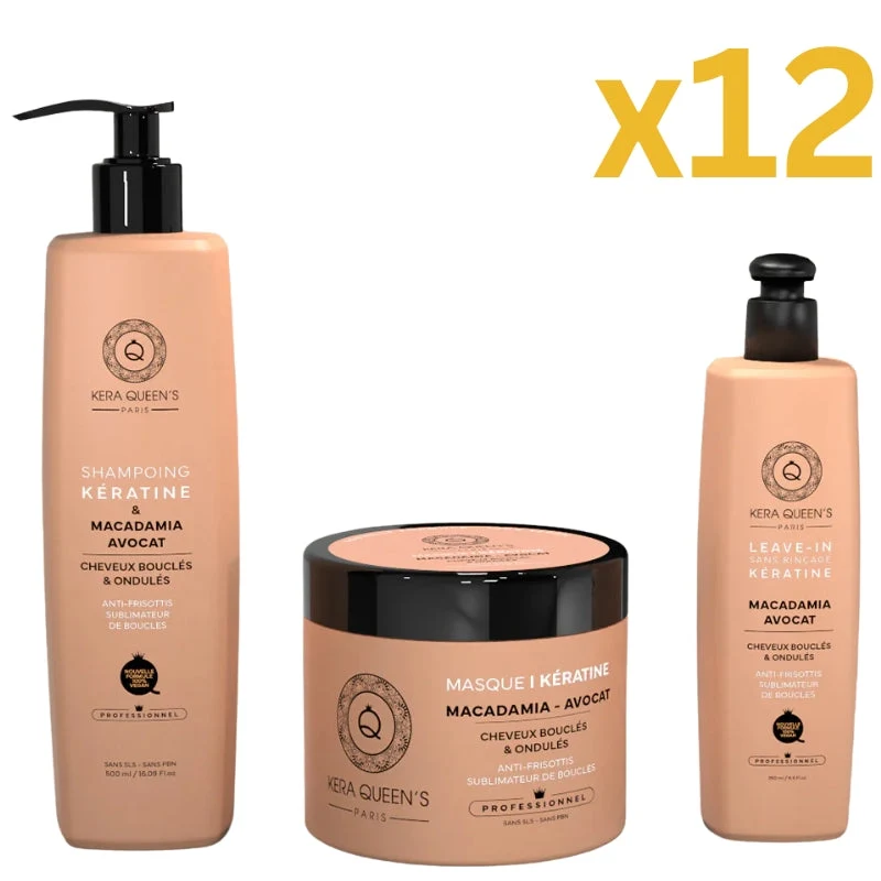Lot Pour Pro Kit Sans Sulfate Kera Queen's Rituel Macadamia
