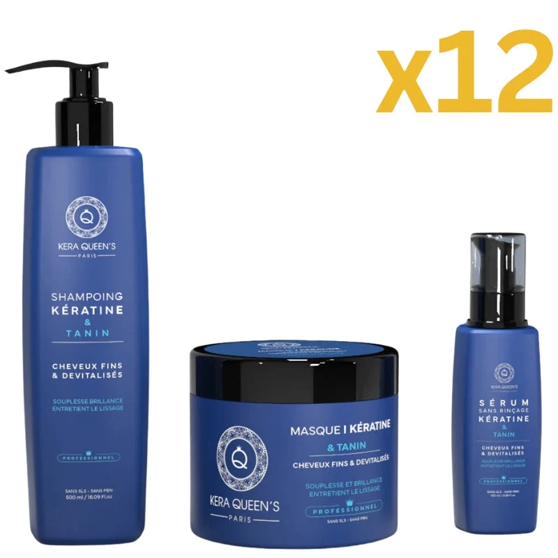 Lot Pour Pro Kit Sans Sulfate Kera Queen's Rituel Tanin