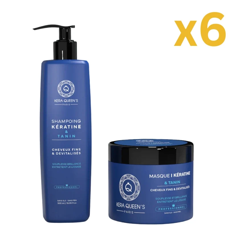 Lot Pour Pro Kit Sans Sulfate Kera Queen's Rituel Tanin