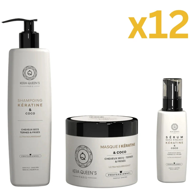 Lot Pour Pro Kit Sans Sulfate Kera Queen's Rituel Coco