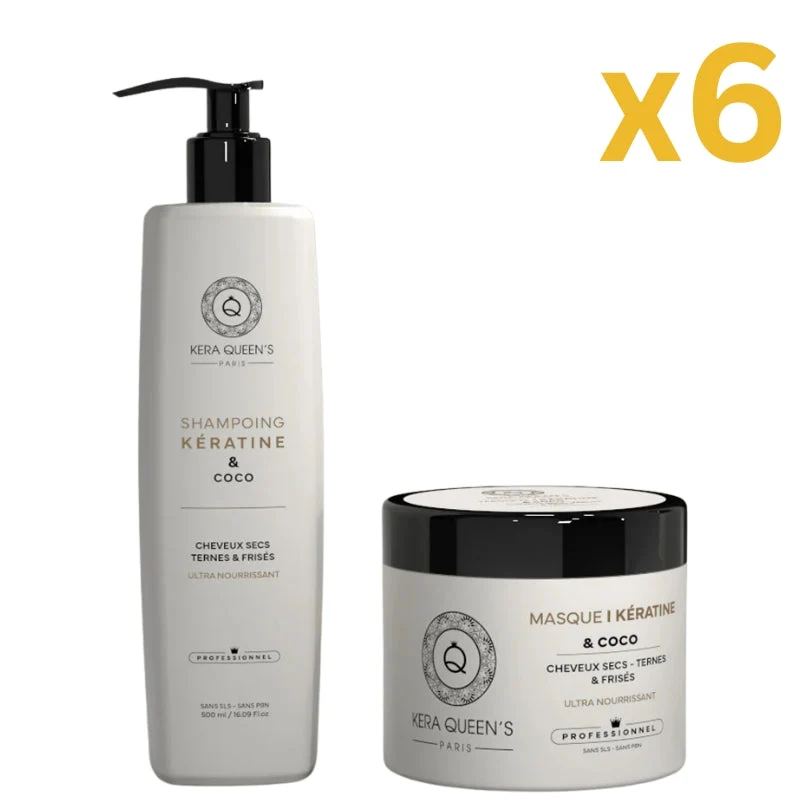 Lot Pour Pro Kit Sans Sulfate Kera Queen's Rituel Coco