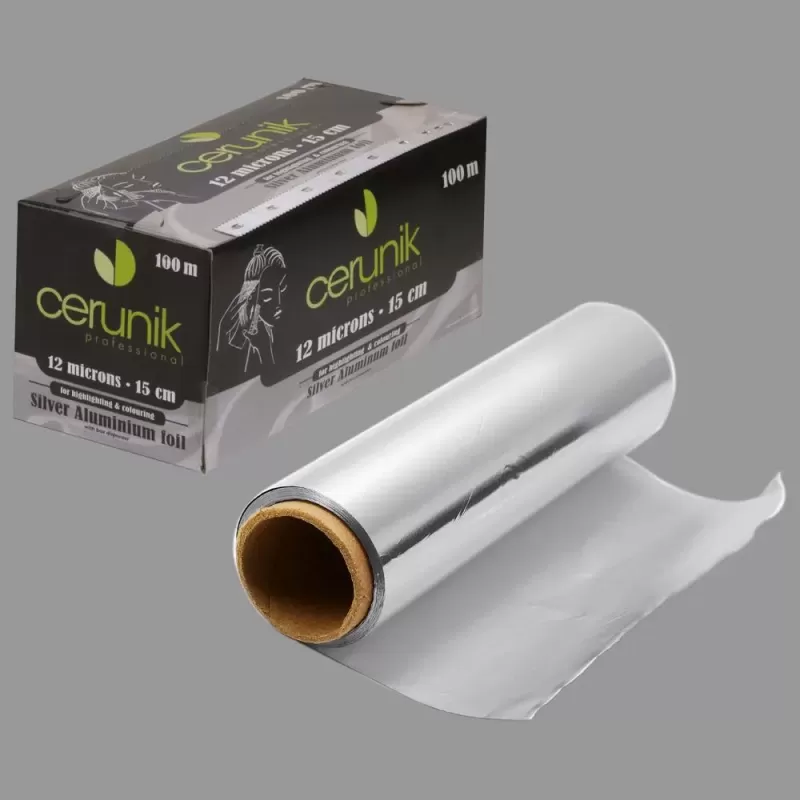 Aluminium Coiffure Districut 100 m – Feuilles Prédécoupées 12 µm | Salon Pro