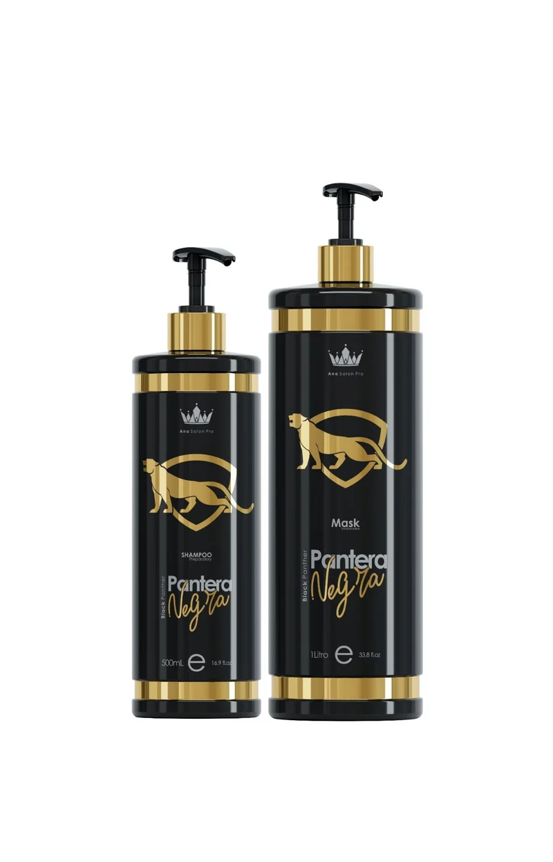 Black Panther Gold lissage brésilien - soin extreme Black Panther ana paula
