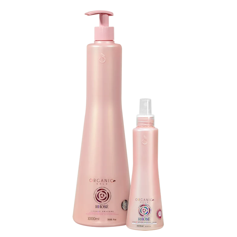 Lissage Amazone Rhosé organic gold 1L + SPRAY DIVIN CREAM 300ml