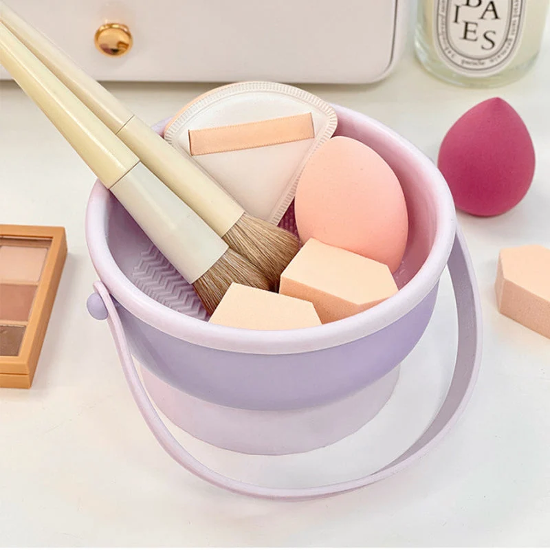 Make-up-Pinsel Reinigungsstation 3-in-1 | Reinigen, Trocknen & Aufbewahren | GlamPure