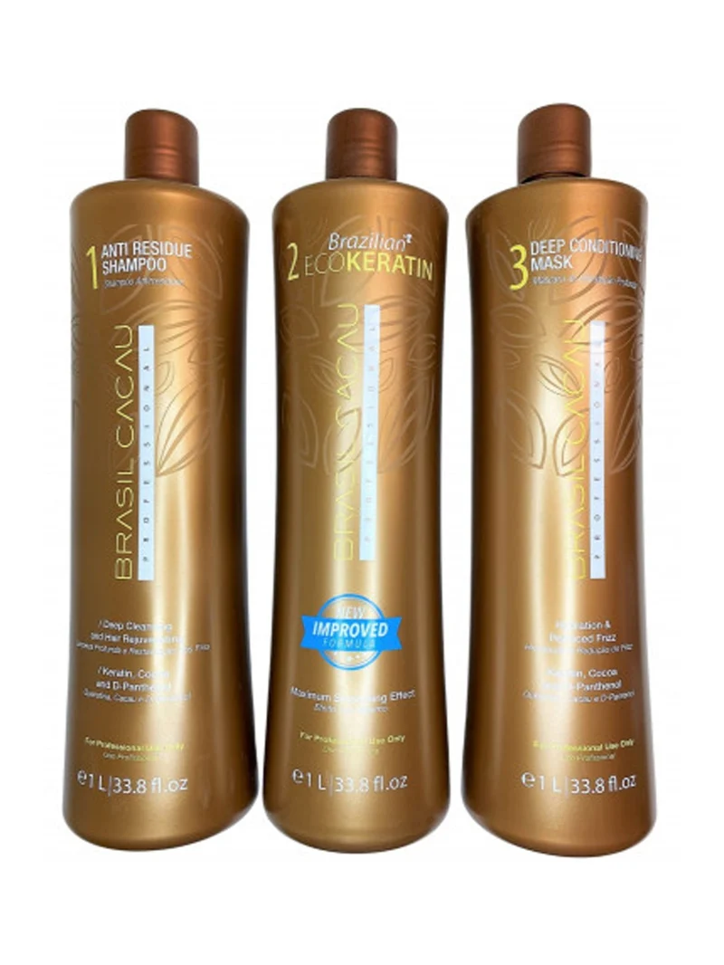 Lissage Brésilien EcoKeratin Brasil Cacau – Brillance & Discipline