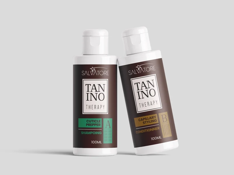 Kit lissage au tanin A & B Tanino Therapy Salvatore 2 produits de 100 ml