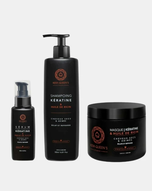Gamme entretien lissage Kératine & Ricin sans sulfate