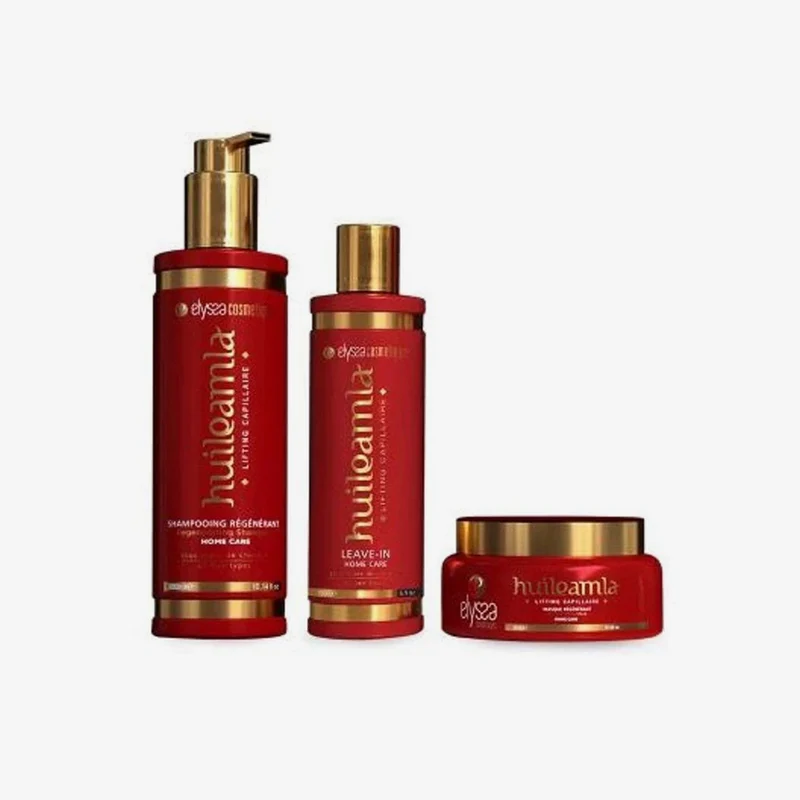Elyssa Cosmetiques Huile d'Amla kit shampoing complet soin entretien lissage