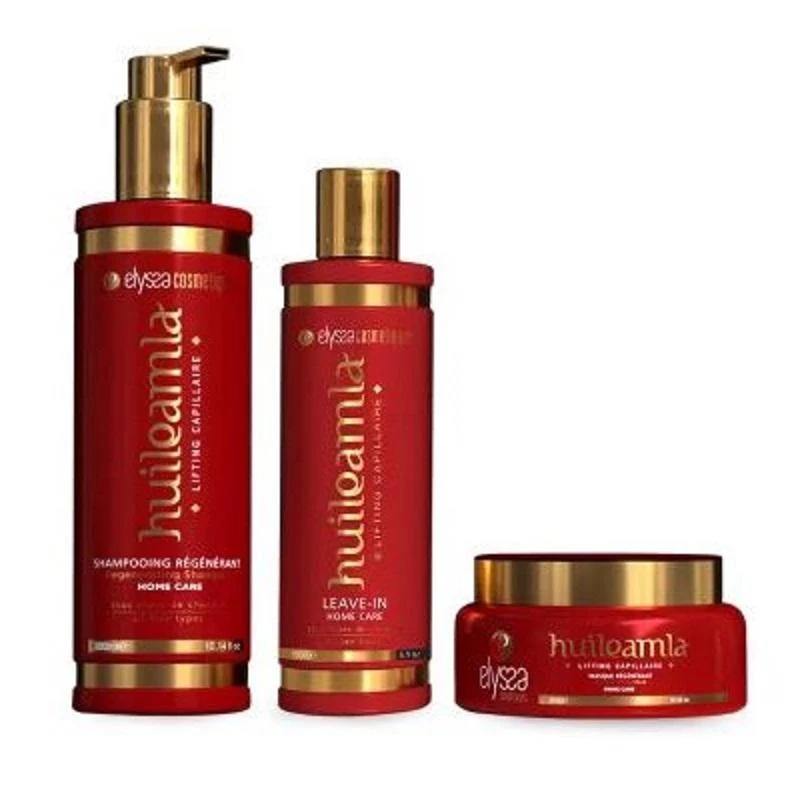 Elyssa Cosmetiques Huile d'Amla kit shampoing complet soin entretien lissage