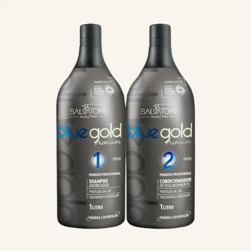Kit Lissage Tanin salvatore Blue Gold Premium taninopmasthie