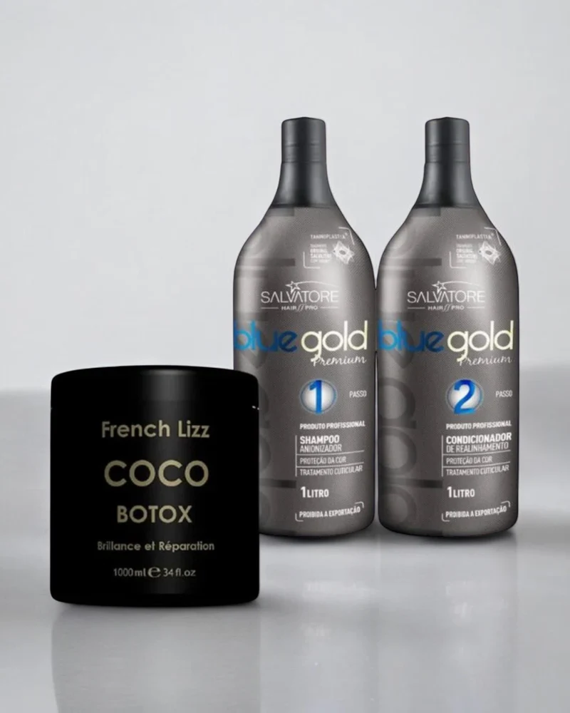 Kit Lissage Salvatore Bleu Gold & BTX French Lizz Coco