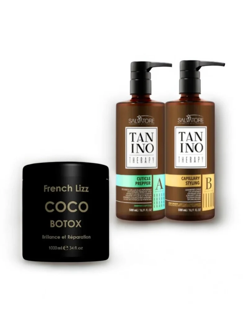Lissage Au Tanin Tanino Therapy & French Lizz 3 produits