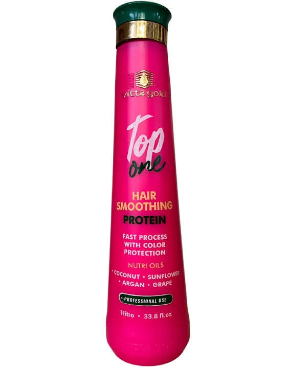 Lissage Brésilien Top One Protéine Vitta Gold – Kératine, Tanin & Huiles