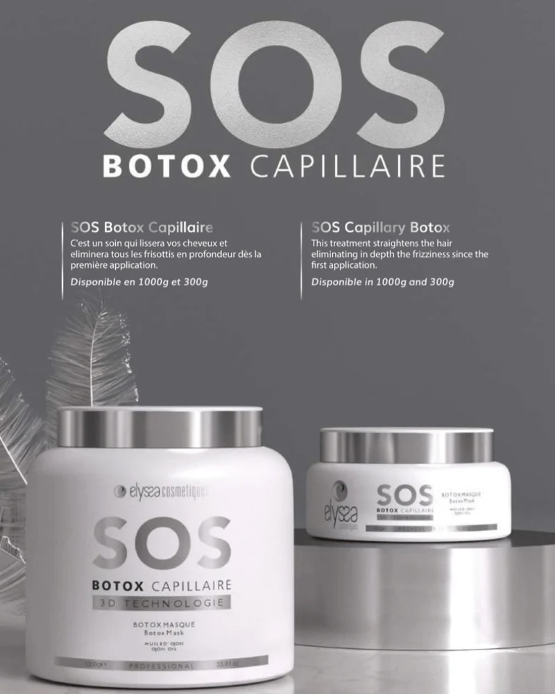 Soin cheveux SOS Réparateur Lissant – Kératine & Brillance