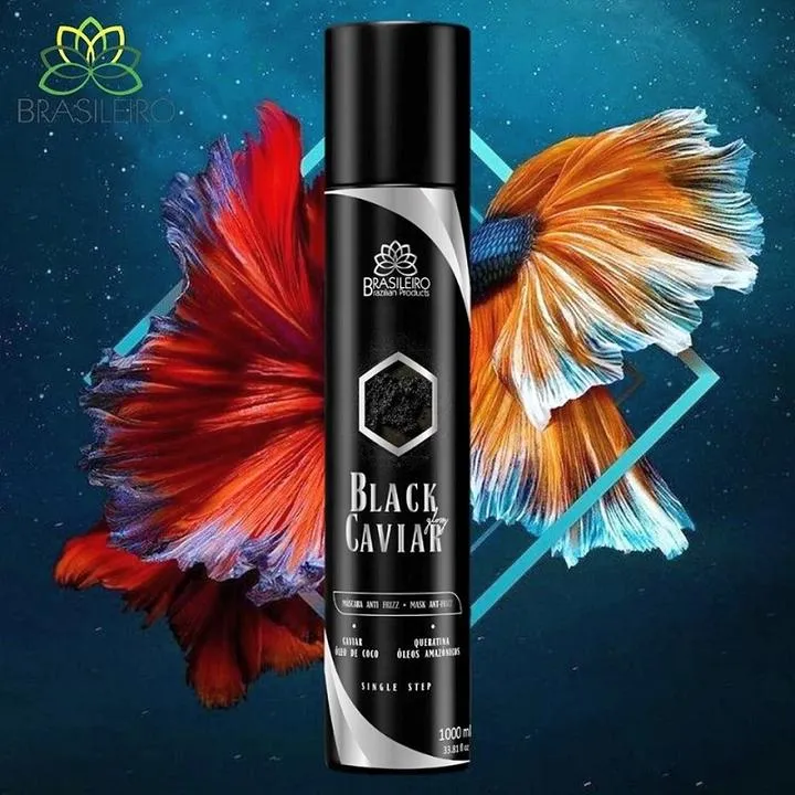 Lissage Brasileiro Black Caviar – Lissage Naturel Cheveux Afro