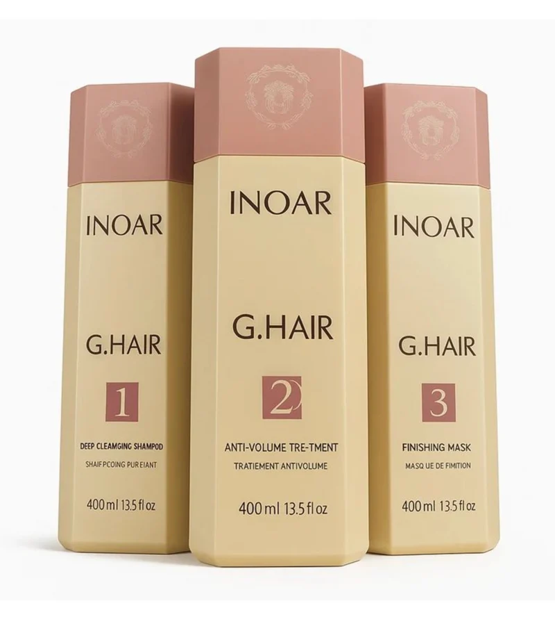 Lissage Brésilien Inoar Ghair kits de lissage brésilien GHAIR 3 produits