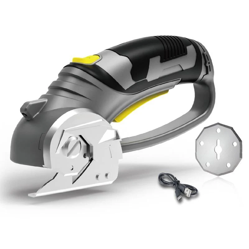 Wiederaufladbare elektrische Schere mit LED | 1500mAh Akku & S5-Stahlklingen | SwiftCut Schneidewerkzeug