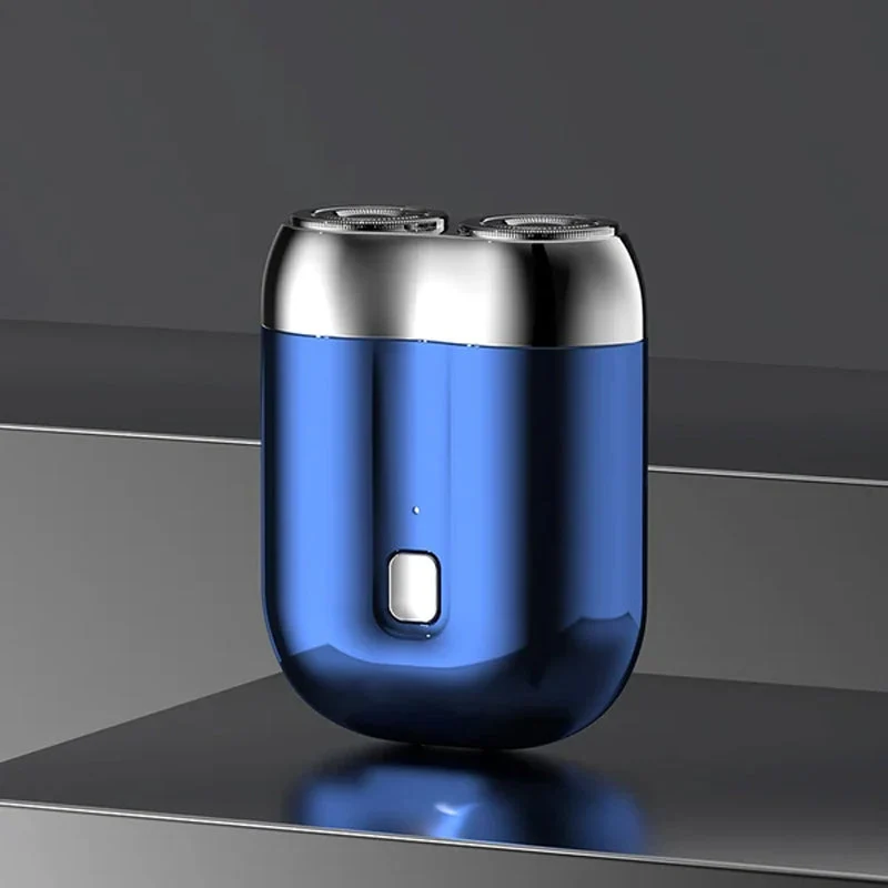 Kompakter Elektrorasierer wasserdicht IPX6 | USB-aufladbar & 60 Min Laufzeit | Aluminiumgehäuse | Für Nass- & Trockenrasur