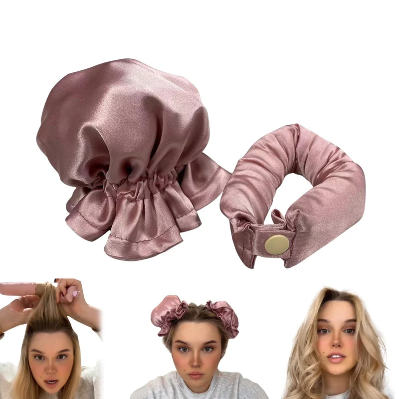 Lockenwickler ohne Hitze | schonendes Übernacht-Styling für natürliche Locken | für trockenes & leicht feuchtes Haar | für alle Haartypen