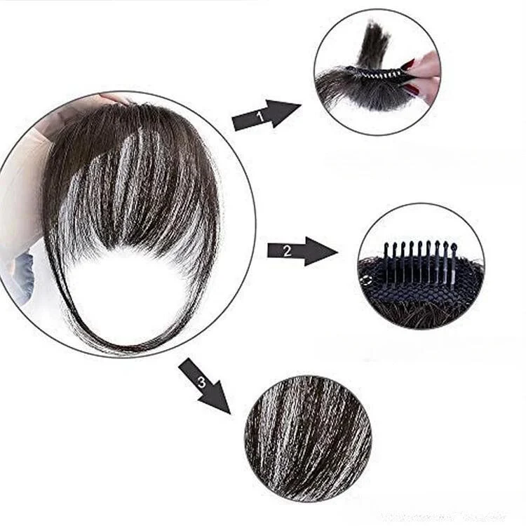 Clip-in Pony Haarteil Damen | Natürliches Finish & sicherer Halt | Hitzestyling & Schneiden möglich (modellabhängig)