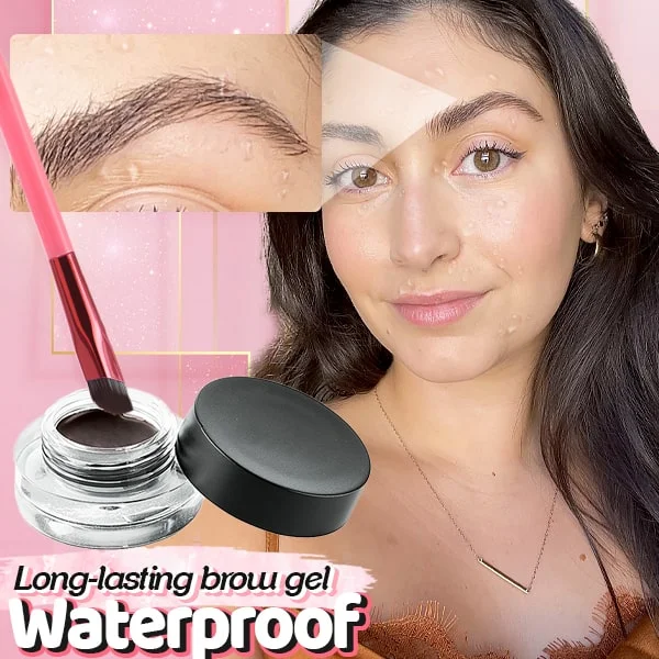 4D Haarstrich Brauenstempel-Pinsel | Microblading-Effekt in Sekunden | Für Puder, Gel & Pomade, wasser- & wischfest, ergonomischer Griff