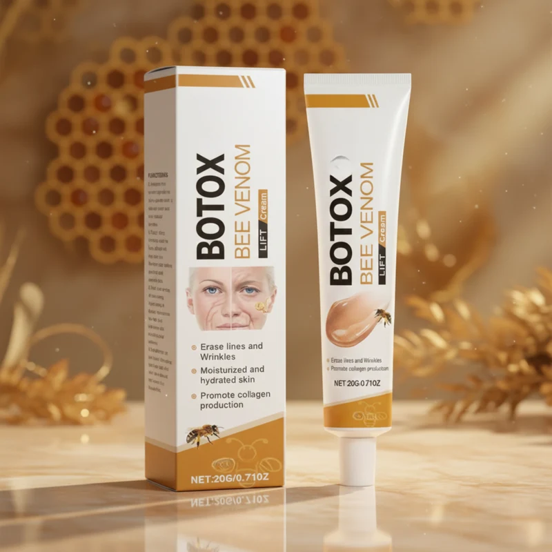 Anti-Aging-Creme mit Bienengift-Komplex | Strafft & festigt Gesicht und Hals | Mildert Fältchen und Linien | Leichte, nicht fettende Formel | 2× täglich