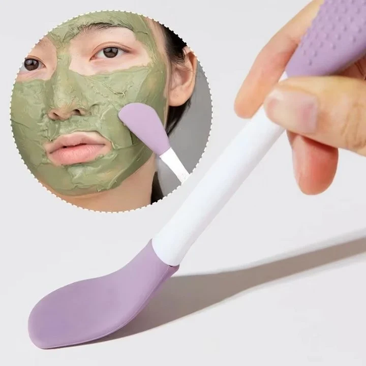 Silikon-Maskenpinsel für Gesichtsmasken | 2-seitiges Auftragen & sanftes Peeling | Hygienisch & leicht zu reinigen | Ohne Kleckern