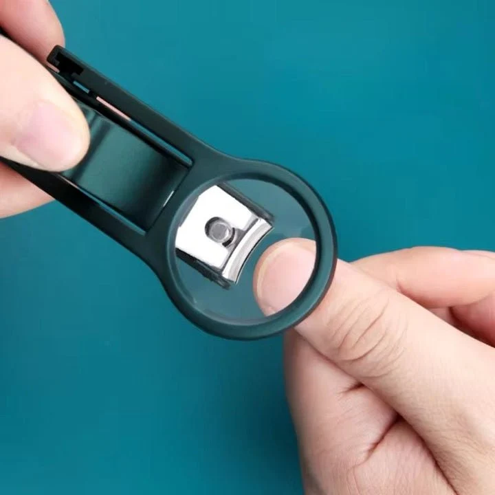Nagelknipser mit Vergrößerungsglas & integrierter Feile | Präzises, schmerzfreies Trimmen mit sicherem Griff | ClipGuard Pro