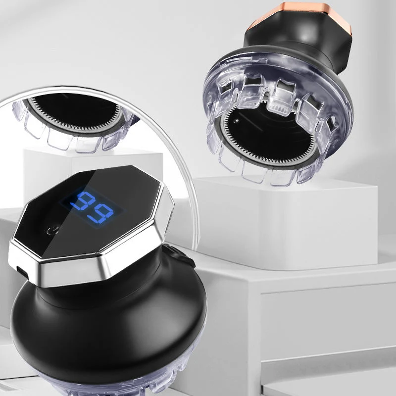 Automatische Haarschneidemaschine mit 360° Schersystem | Elektrischer Haartrimmer mit LED-Display & USB-C | 3 Schnittlängen