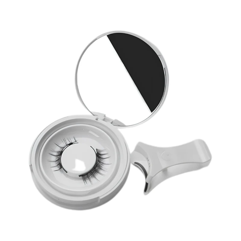 Magnetische Wimpern ohne Kleber | wiederverwendbare falsche Wimpern | einfache Clip-On Insta Lashes für natürlichen & glamourösen Look