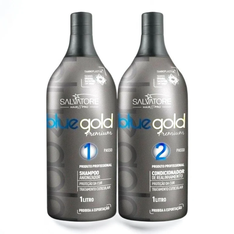 Kit Lissage Tanin Salvatore Blue Gold – Kit Lissage Sans Formol | Keraliss