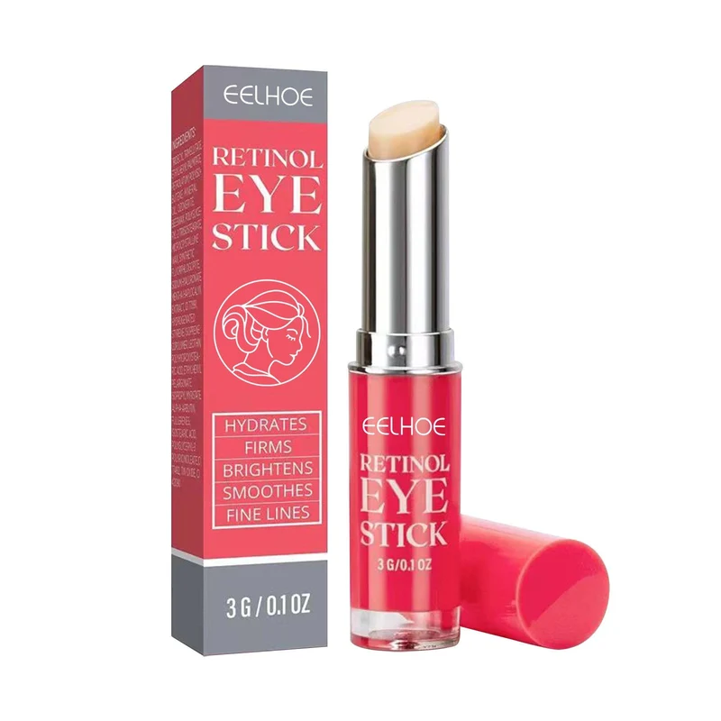 Retinol Augencreme Stick gegen Augenringe & Falten | Anti-Aging Augenpflege mit Squalan & Astaxanthin | glättend & aufhellend | 16g
