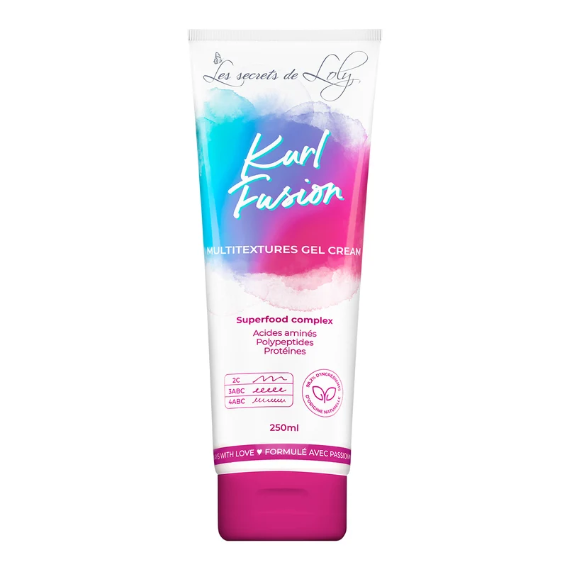 Kurl Fusion - Gel crème coiffant nourrissant et hydratant - 250ml