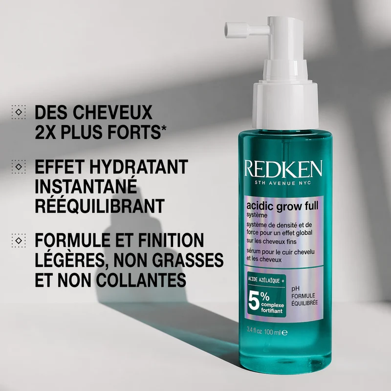 REDKEN sérum cuir chevelu et cheveux acidic grow full