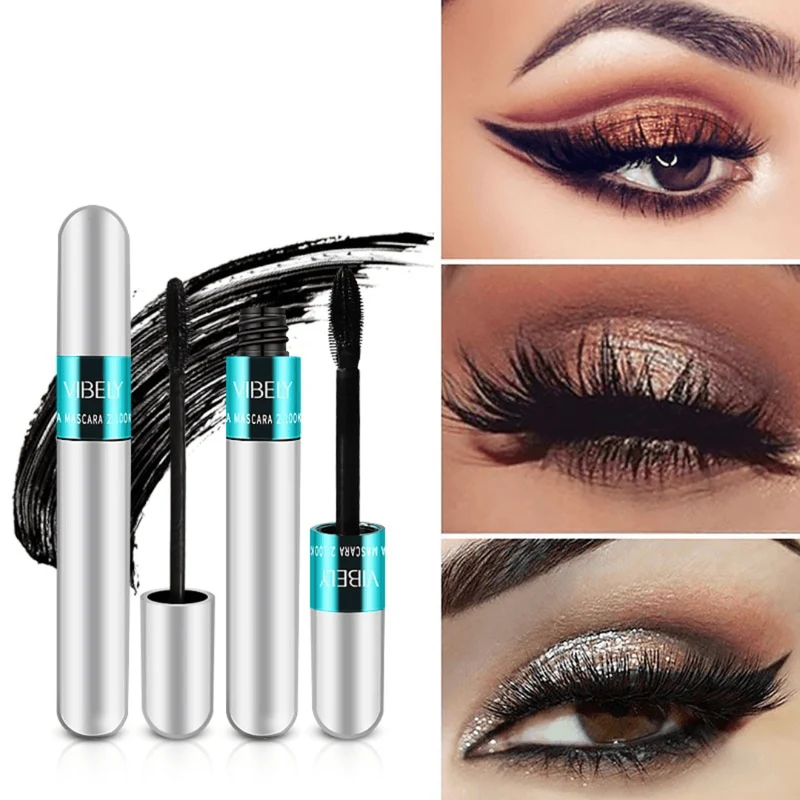4D Mascara wasserfest für Länge & Volumen | Verlängernder Effekt ohne Verklumpen | Präzisionsbürste für definierte Wimpern