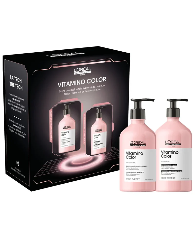 L'ORÉAL coffret duo shampoing/revitalisant vitamino color