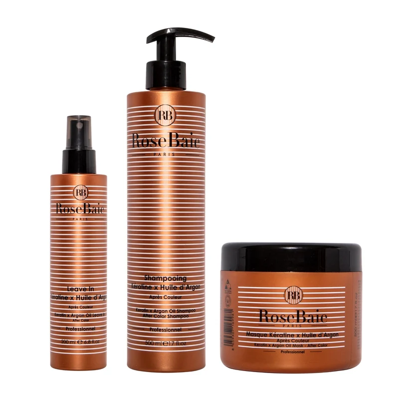 6 ROUTINE ARGAN & KÉRATINE - PROTECTION DES CHEVEUX COLORÉS ET MÉCHÉS