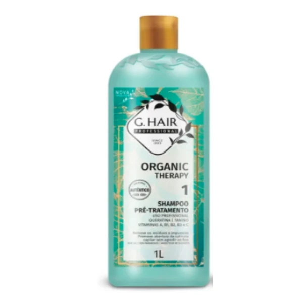 G Hair, Organic Therapy, shampoing nettoyant en profondeur pour cheveux, 1 L