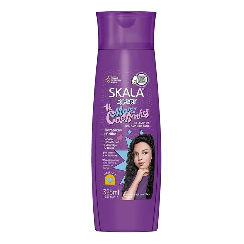 Skala, condicionador mais cachinhos , Après-shampooing réparateur pour cheveux, 325 ml