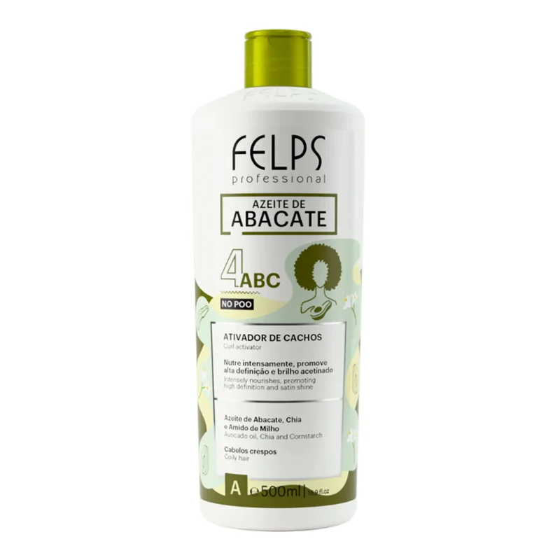 Activateur de boucles à l'huile d'avocat 4ABC 500 ml