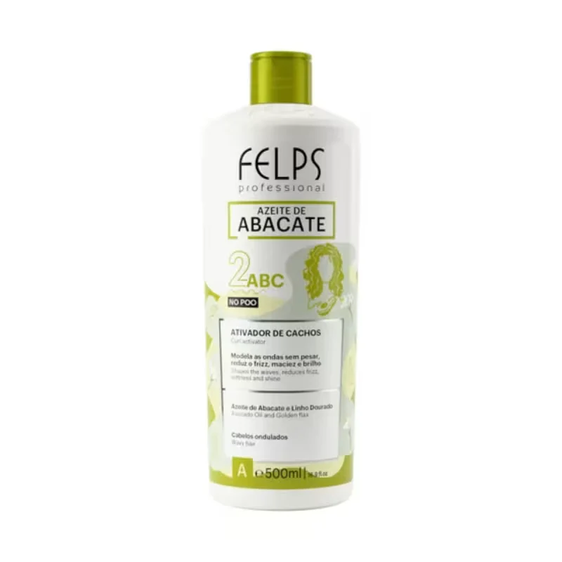 Activateur de boucles à l'huile d'avocat 2ABC 500 ml - Felps Professional