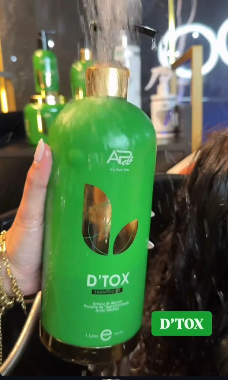 Shampoing nettoyant en profondeur Ana Paula Carvalho, collection professionnelle DTX, 1 L