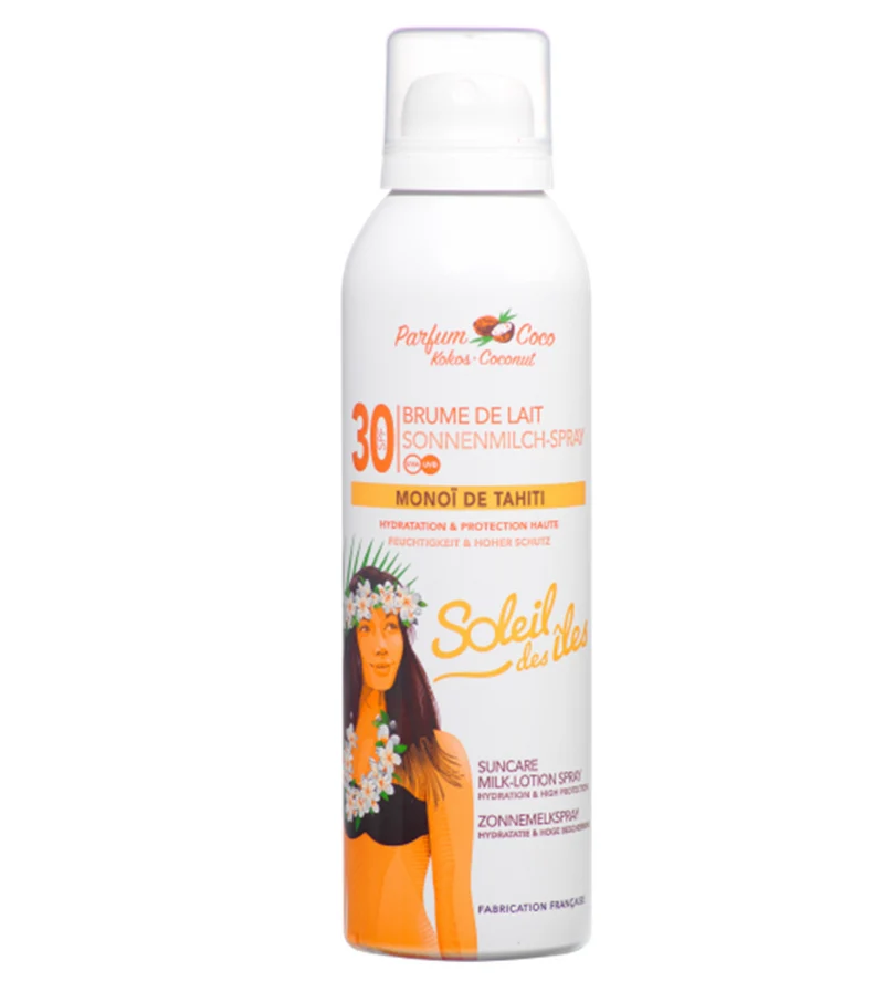 Soleil des Îles Coconut Milk Mist SPF 30 with Monoi de Tahiti